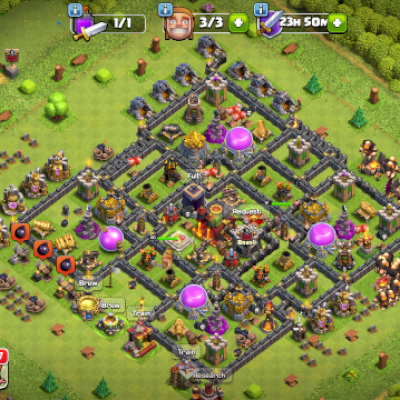 Conta upada Clash of clans