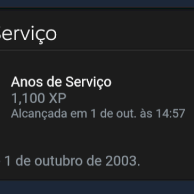 CONTA STEAM 22 ANOS RARA