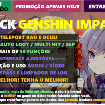 CHEAT GENSHIN IMPACT V7.1 ✅ TELEPORTE PARA BAÚS E OCULI + 50 FUNÇÕES EXCLUSIVAS