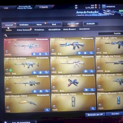 Conta de crossfire