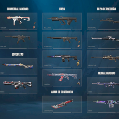 CONTA VALORANT - SKINS VANDAL, FACA, PHANTOM, SHERIFF