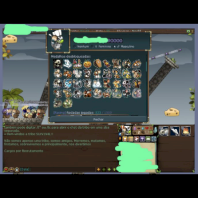 Conta antiga transformice com vários pelos, possui e-mail de recuperação