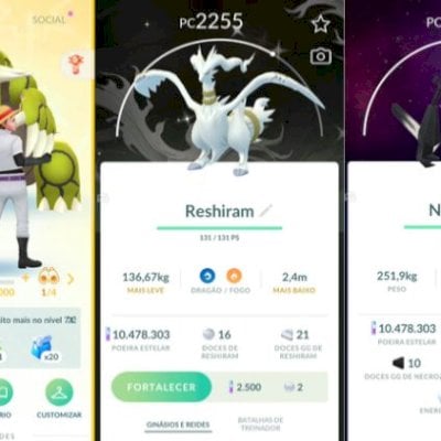 CONTA POKÉMON GO LVL 51 | 331 LENDÁRIOS | 208 BRILHANTES | 12 MILHOES DE DUST