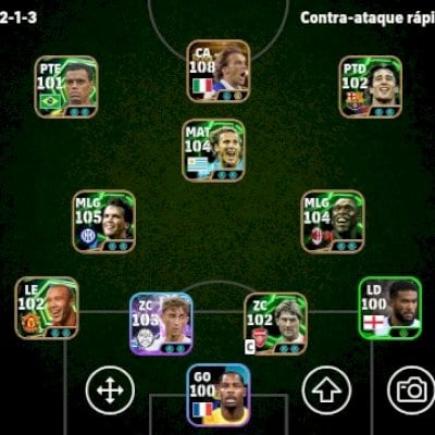 ELENCO COM: DEL PIERO 108+FORLAN 104+MATTHAUS 105+SEEDORF 104,E MUITOS OUTROS.