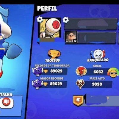 CONTA BRAWL STARS FULL - 90k TROFÉUS, TODOS OS BRAWLERS 1000, TODAS AS HYPER.