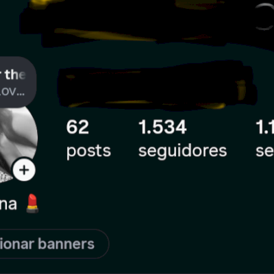 Conta de Instagram 1.500 Seguidores | +108k Visualizações Orgânicas (Ni