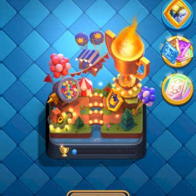 Conta 8k de troféus cartas lvl 12/13