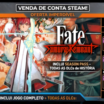 Steam Offline FATE SAMURAI REMNANT - TODAS AS DLCS