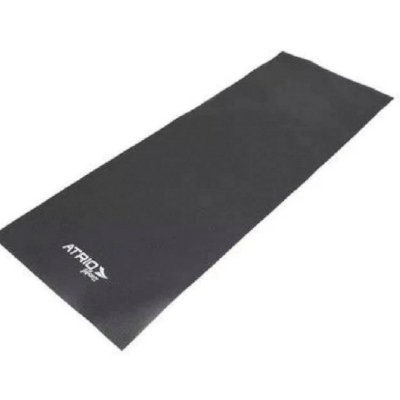 Tapete De Yoga, Ginástica Ou Pilates Atrio Pvc Preto - Es311