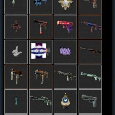 Conta Steam prime medalha de 5 anos Eventario várias armas personalizadas 10