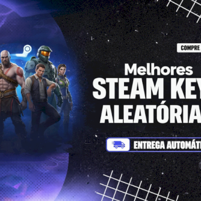 AS MELHORES STEAM KEYS ALEATORIAS (GTAV, Resident Evil,God of War