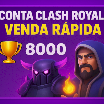 Conta Insana Clash Royale | 7870 Troféus |