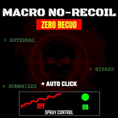 🔥 Macro NO-RECOIL GOD + AutoClick: Script AHK Indetectável -Qualquer Jogo/Mouse