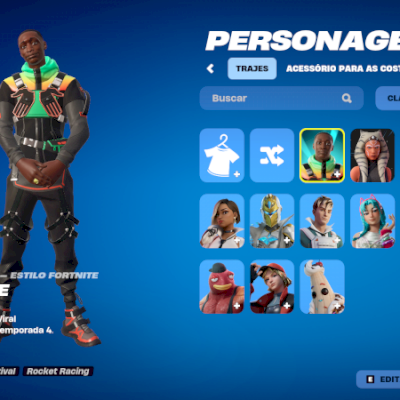 conta antiga de Fortnite