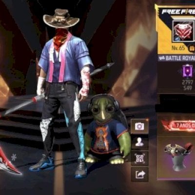 CONTA RELÍQUIA FF - 1 PASSE (SAKURA) + 4 ANGELICAIS + CONTA 2017/2018