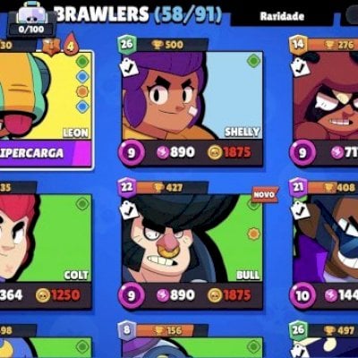 vendo conta do brawl stars