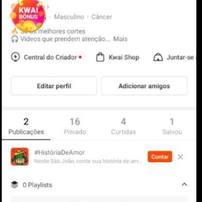 Vendo essa conta kwai 16k seguidores