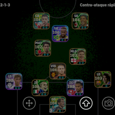 🔥 CONTA eFOOTBALL 3213 | CRAQUES 106/105/104 | TIME MUITO FORTE 🏆⚽