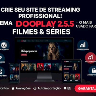 DOOPLAY 2.5.5 – O Tema Definitivo para Sites de Filmes & Séries!