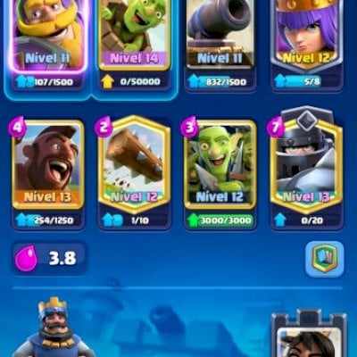 CONTA DE CLASH ROYALE ARENA 17 NO PRECINHO