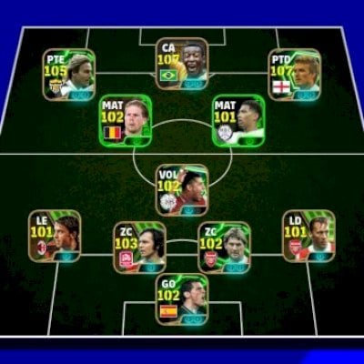 CONTA EFOOTBALL TOP COM 3203 DE FORÇA/PELÉ/BECKHAM/NEDVED/⚠️LEIA A DESCRIÇÃO⚠️