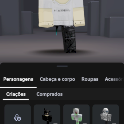 CONTA UNISSEX C KORBLOX! FAÇO ATE 300 REAIS.