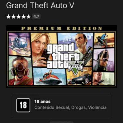 GTA v conta da epic games edição premium com fivem feita várias na lista
