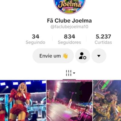 Vendo conta do tik Tok engajada