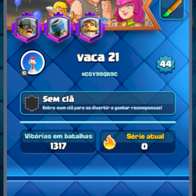 Vendo conta clash: todas as cartas liberadas, com evoluções, 250 mil ouros