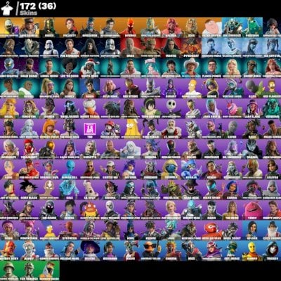 Conta Fortnite | 172 Skins | Goku Black | Flakes Power | Snoop Dogg | Inferno