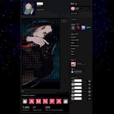 Conta Steam Lv 82 com 458 Jogos - selo de 11 anos