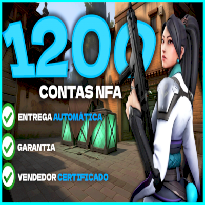 1200 CONTAS NFA VALORANT