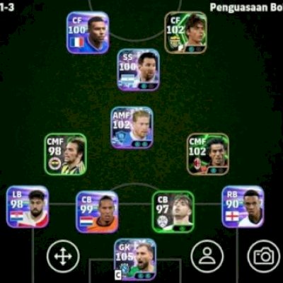 Efootball mobile contas