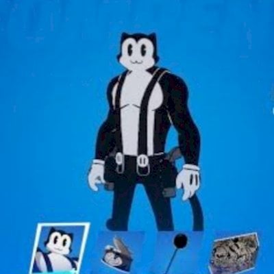 Conta Contendo Skin Maiúsculo e Dança Griddy