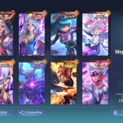 Conta Mobile Legends Mega Colecionador 4 - 493 skins