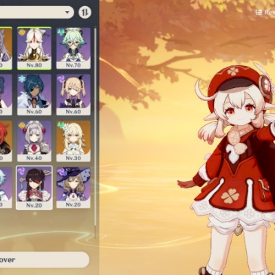 CONTA GENSHIN AR55, conta antiga com itens raros e vários personagens e armasT5