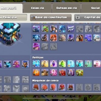 CONTA CV 13 SEMI FULL + BRAWL STARS RICA