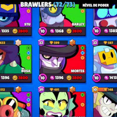 Conta de brawl quase full