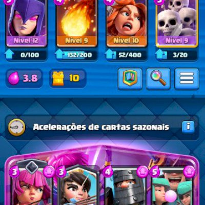 Conta boa de clash royale
