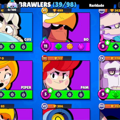 🔥 CONTA BRAWL STARS COM PASSE DO BOB ESPONJA 🔥