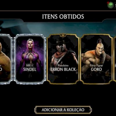 CONTA MORTAL KOMBAT MOBILE