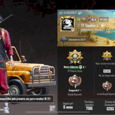 Conta nível 77 com 300 uc e passe ativo ela tá na ativa desde a S1