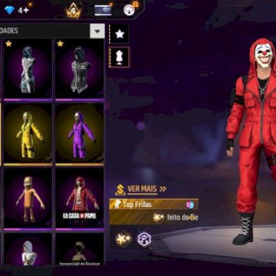 CONTA DE FREE FIRE GEMADA !!