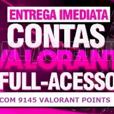 ⭐ Conta Valorant Com 9145 Vp Valorant Points Desc. Até 70% ⭐