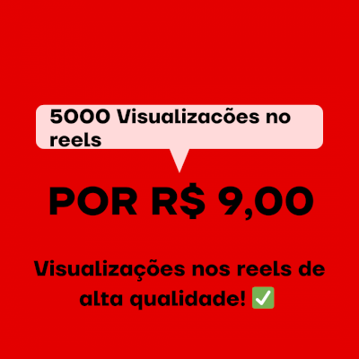 🚀(PROMOÇÃO DE NATAL) 5000 VISUALIZAÇÕES NO REEL! 🚀