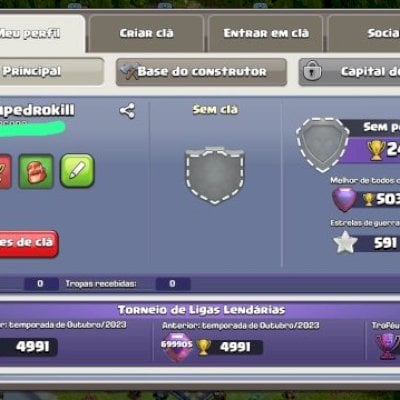 cv 16 clash of clans a venda