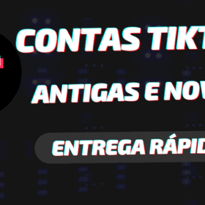CONTAS TIKTOK ANTIGAS & NOVAS + COM AMIGOS + IPs + SEM SMS