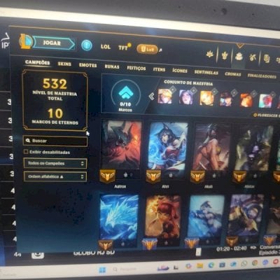 Conta de lol, valorant e wild rift