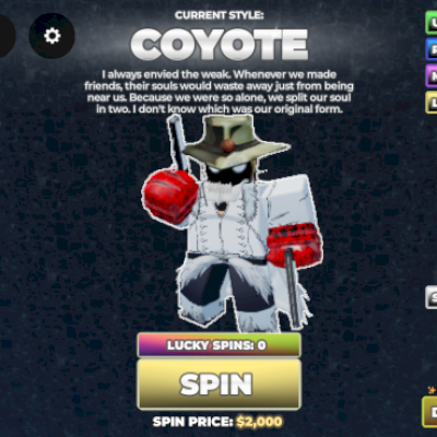 Jogo de boxe sem título – Estilo Coyote 0,001% (Ultra Raro)