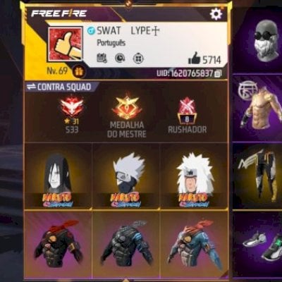 Conta de FF, angelical